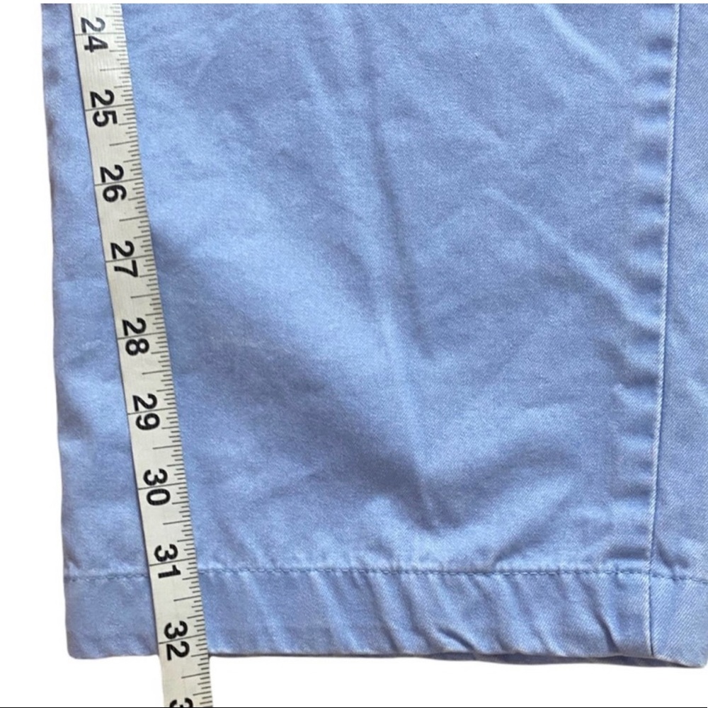 SOUTHERN TIDE "The Skipjack" Trim Fit Light Blue Chino Flat Front Pants 36 Long